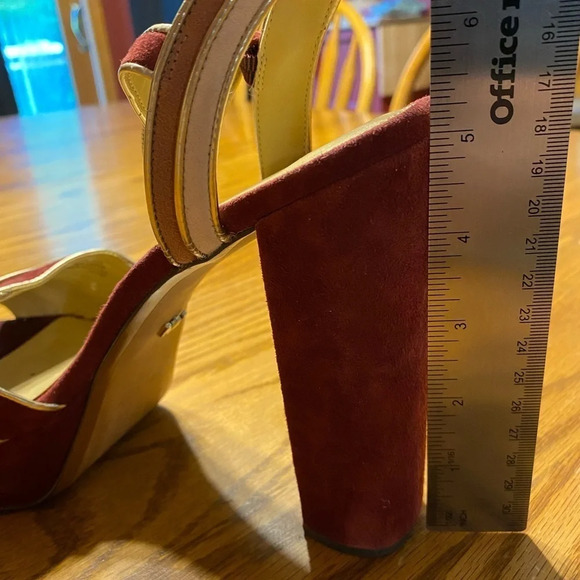 Michael Kors suede platform heels size 9 - Picture 8 of 8